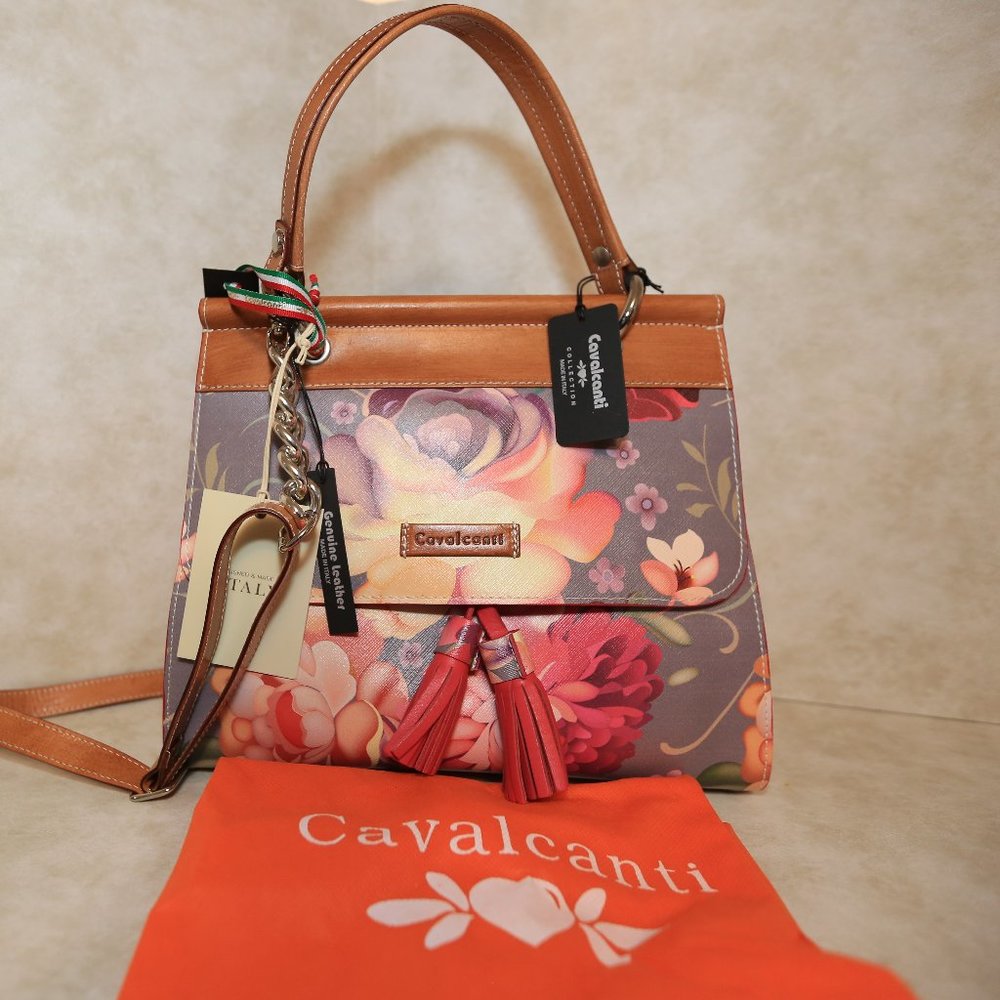 Cavalcanti Genuine Leather made in Italy bag NWT